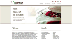 Desktop Screenshot of korprint.pl